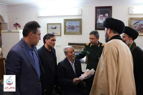 دیدار و عیادت نماینده ولی فقیه در استان اردبیل با جانباز ۷۰ درصد میر حمید موسوی