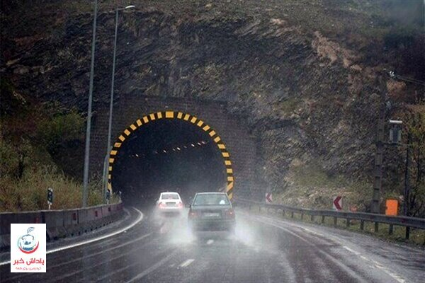 برف و باران در راه مازندران